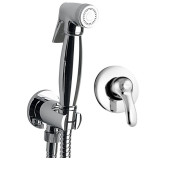 Baterie bideu incastrabila Sapho Kirke Retro cromata cu dispersor mobil