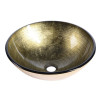 Lavoar baie sticla rotund pe blat 42 x 14 cm Sapho Fianna