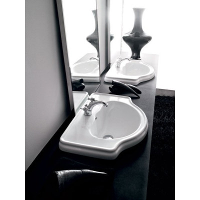 Lavoar Retro incastrabil in blat Kerasan 62 x 45 Lavoar Retro incastrabil in blat Kerasan 62 x 45