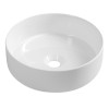 Lavoar rotund pe blat margini subtiri Isvea Infinity 36x14 cm