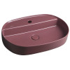 Lavoar baie oval maro rosiatic Isvea Infinity 60 x 40 cm cu orificiu baterie