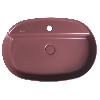 Lavoar baie oval maro rosiatic Isvea Infinity 60 x 40 cm cu orificiu baterie Lavoar baie oval maro rosiatic Isvea Infinity 60 x 40 cm cu orificiu baterie