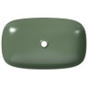 Lavoar baie verde pe blat 65 x 40 cm Sapho Matteo