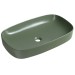 Lavoar baie verde pe blat 65 x 40 cm Sapho Matteo