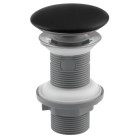 Ventil lavoar dop ceramic negru mat Isvea click-clack