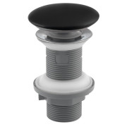 Ventil lavoar dop ceramic negru mat Isvea click-clack