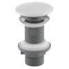 Ventil lavoar dop ceramic alb mat Isvea click-clack