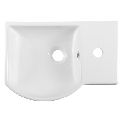 Lavoar dreptunghiular compact Litos 45x32 dreapta