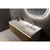 Lavoar baie cu blat marmura compozit 101 x 51 cm Sapho Areca v. dreapta