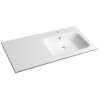 Lavoar baie cu blat marmura compozit 101 x 51 cm Sapho Areca v. dreapta