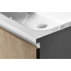 Lavoar baie cu blat marmura compozit 141 x 51 cm Sapho Areca v. dreapta