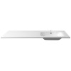 Lavoar baie cu blat marmura compozit 141 x 51 cm Sapho Areca v. dreapta