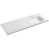 Lavoar baie cu blat marmura compozit 141 x 51 cm Sapho Areca v. dreapta
