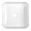 Lavoar patrat margini subtiri 39.5 cm Sapho Prata