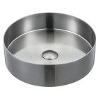 Lavoar otel inox rotund pe blat Sapho Aurum