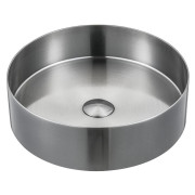 Lavoar otel inox rotund pe blat Sapho Aurum