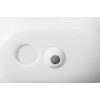 Lavoar oval pe blat 60 x 38 Sapho Gerano marmura compozit