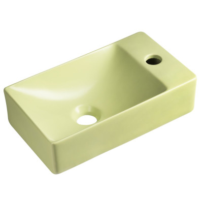 Lavoar baie verde pistachio Sapho Margitha 38 x 22 cm