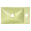 Lavoar baie verde pistachio Sapho Margitha 38 x 22 cm