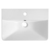 Lavoar baie marmura compozit pentru mobilier Aqualine Sen 51 x 35 cm