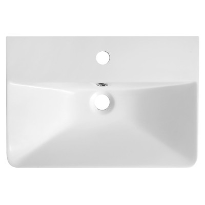Lavoar baie marmura compozit pentru mobilier Aqualine Sen 51 x 35 cm