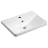 Lavoar baie marmura compozit pentru mobilier Aqualine Sen 51 x 35 cm