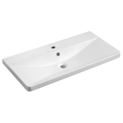 Lavoar baie marmura compozit pentru mobilier Aqualine Sen 81 x 40 cm