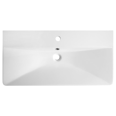 Lavoar baie marmura compozit pentru mobilier Aqualine Sen 81 x 40 cm