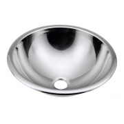 Lavoar inox rotund incastrabil Nofer Steel 40