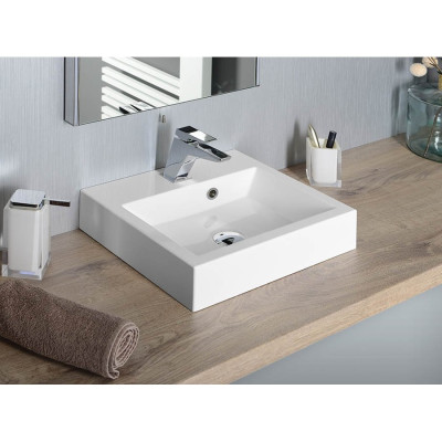 Lavoar marmura compozit dreptunghiular Sapho Orinoko 42 x 36 cm