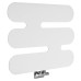 Radiator portprosop decorativ Sapho Samilla Design 79x59 alb mat