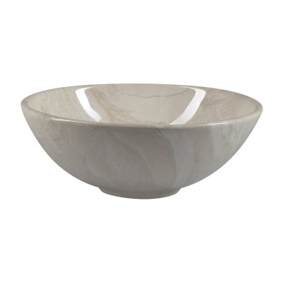 Lavoar rotund pe blat aspect marmura bej 42 cm Sapho Dalma Lavoar rotund pe blat aspect marmura bej 42 cm Sapho Dalma