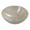 Lavoar rotund pe blat aspect marmura bej 42 cm Sapho Dalma