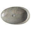 Lavoar oval portelan imitatie marmura gri Sapho Dalma 68 x 44 cm Lavoar oval portelan imitatie marmura gri Sapho Dalma 68 x 44 cm