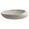 Lavoar oval pe blat aspect marmura bej Sapho Dalma