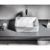 Lavoar dreptunghiular aspect marmura Dalma 47.5 x 37.5 cm