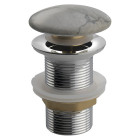 Ventil lavoar click-clack portelan gri, imitatie marmura Dalma Ventil lavoar click-clack portelan gri, imitatie marmura Dalma