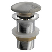 Ventil lavoar click-clack portelan gri, imitatie marmura Dalma