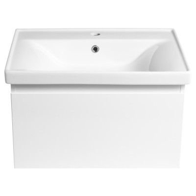 Dulap baie suspendat cu sertar pt lavoar 65 x 46 cm alb Aqualine Altair