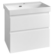 Dulap baie cu sertare alb 62 x 37 cm pt lavoar Aqualine Altair