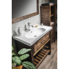 Dulap lavoar baie lemn masiv rustic Sapho Brand 80