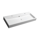 Lavoar baie dublu marmura compozit 100 x 42 cm Sapho Orinoko Lavoar baie dublu marmura compozit 100 x 42 cm Sapho Orinoko