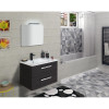 Baterie lavoar negru mat Sapho Spy