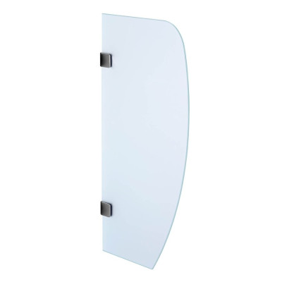 Separator pisoare sticla securizata mata sablata H80