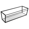 Dulap lavoar cadru otel negru mat Sapho SKA 120 x 46 stil industrial