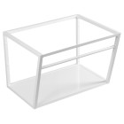 Dulap lavoar cadru otel Sapho SKA 60 x 46 alb stil industrial