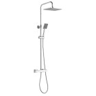 Set dus Aqualine Talia cu baterie termostat, reglabil pe inaltime Set dus Aqualine Talia cu baterie termostat, reglabil pe inaltime
