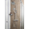 Set dus Aqualine Liga cu baterie termostat, reglabil pe inaltime
