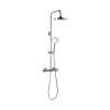 Set dus Aqualine Liga cu baterie termostat, reglabil pe inaltime