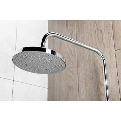 Set dus Aqualine Liga cu baterie termostat, reglabil pe inaltime